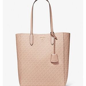 Michael Kors Pink Monogram Tote Bag